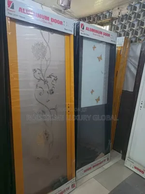 Quality Half Glass Tempered Door 2050x750