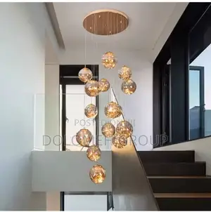 Minimalist Nordic Multi Drop Chandelier