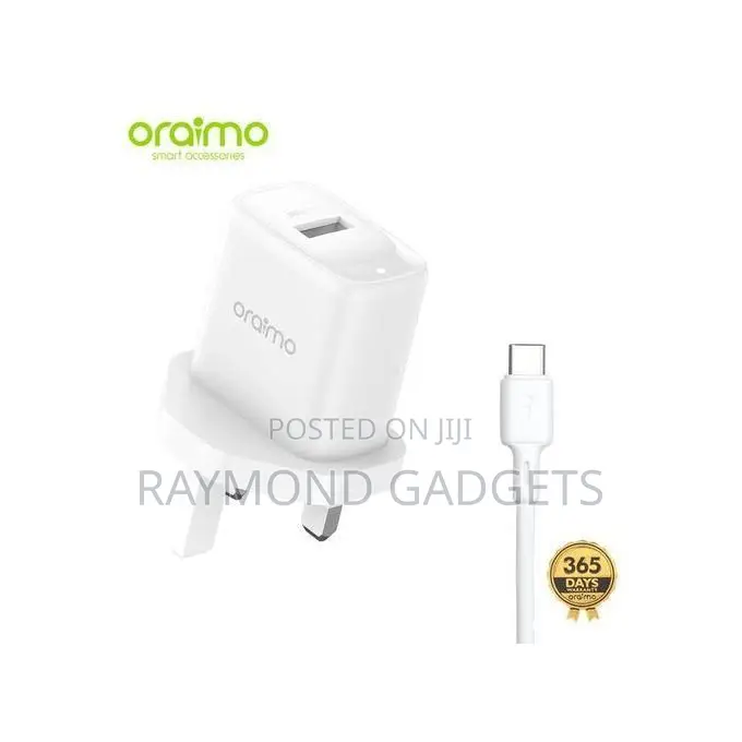 Oraimo Firefly 3 Fast Charger + Type-c Cable