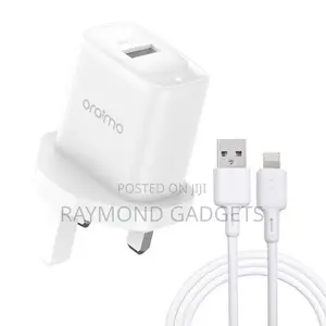 Oraimo Firefly 3 Fast Charger + Lightning Cable