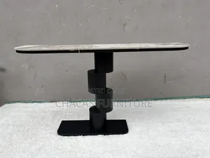 Modern Sculptural Marble Console Table – New Arrival
