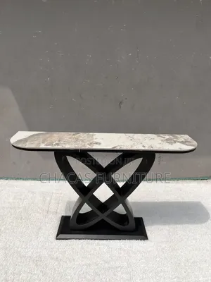 Luxury Infinity Loop Marble Console Table