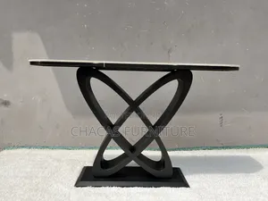 Luxury Infinity Loop Marble Console Table