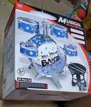 Musical Jazz Drum 20 Pieces Kids Toy Set Ages 3+