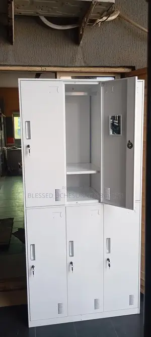 6 Doors Horizontal Drawer Storage Cabinu