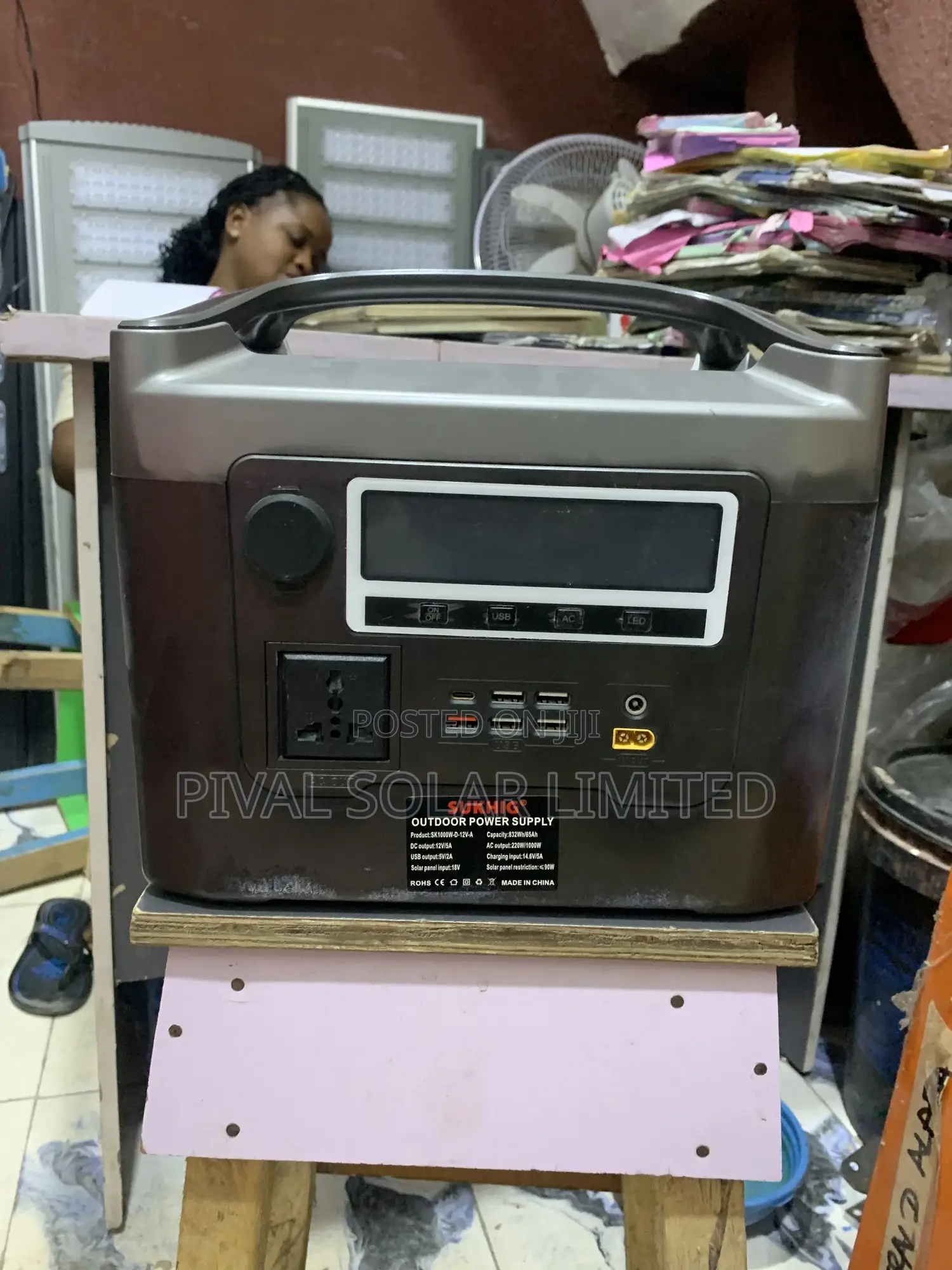 1000watts Sukhig Solar Generator