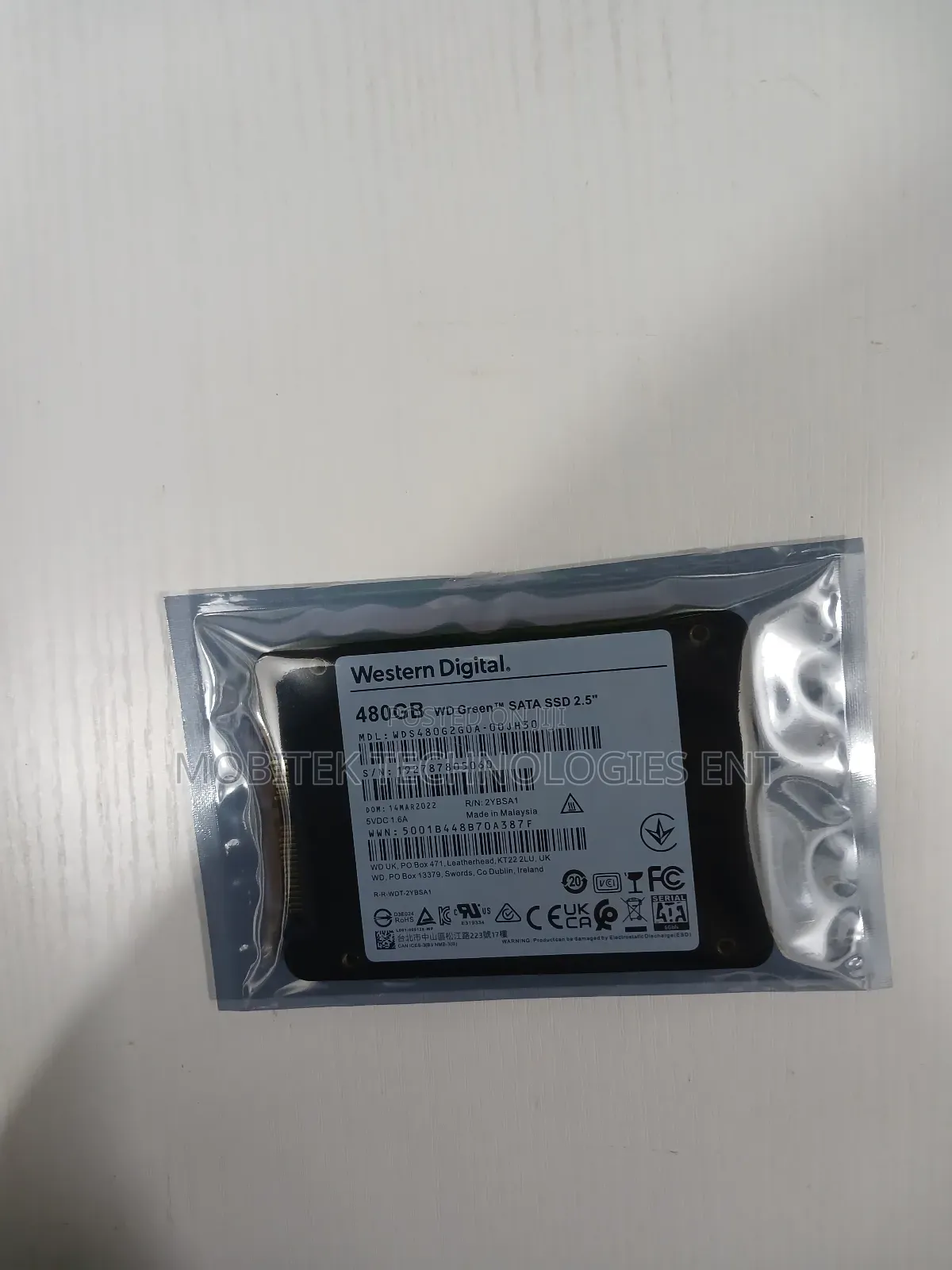 480gb Wd Sata Ssd Solid Laptop Drive