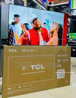 New TCL 55" Smart Led Tv With 2years Warranty and Safe Delivery