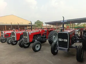 Group of Mf 375 Tractors