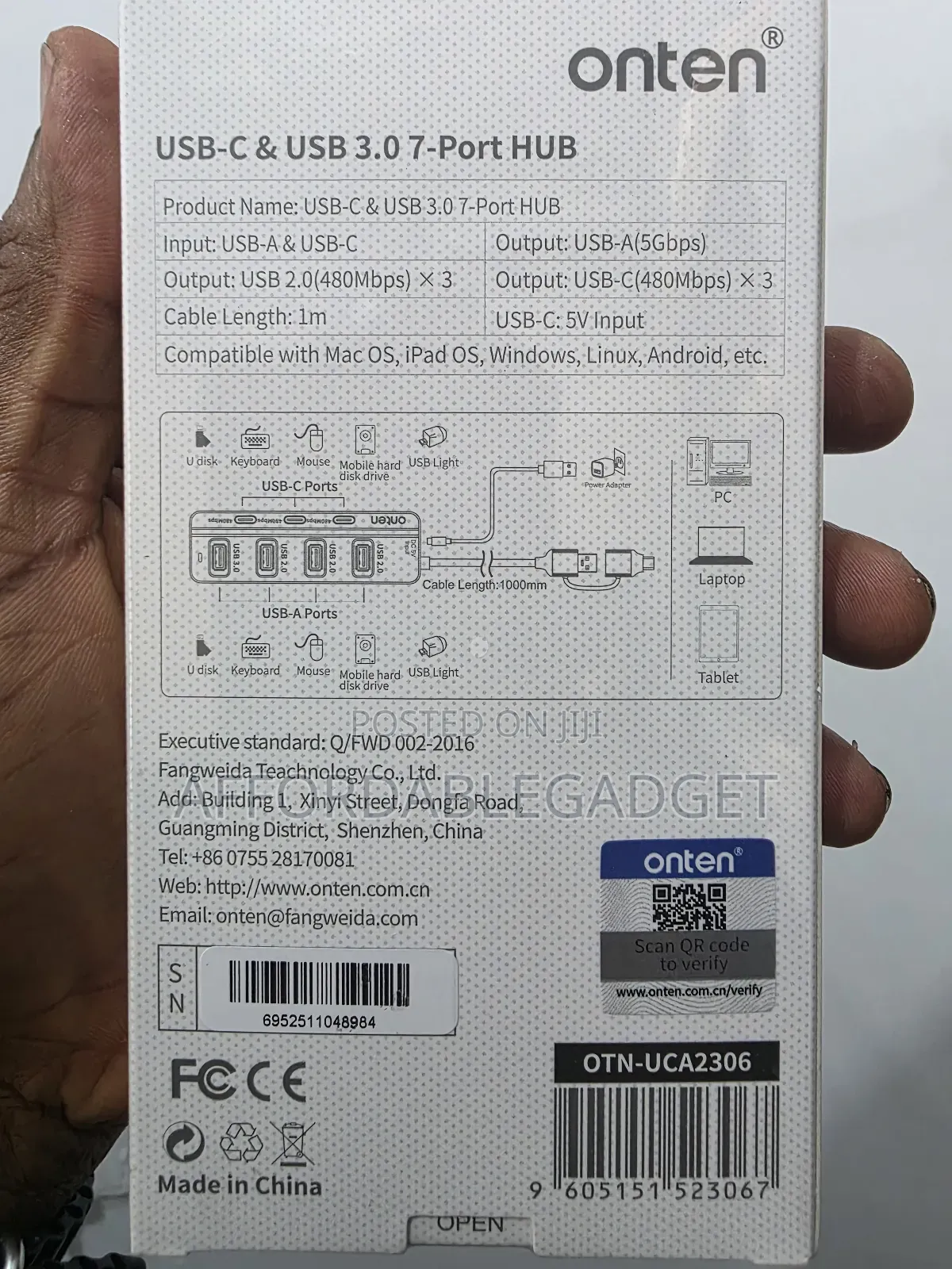 Usb-C Usb 3.0 7-Port Hub