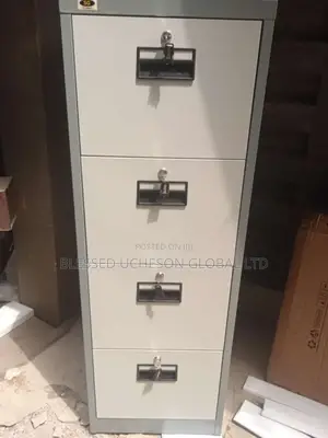 4-Drawer Vertical Filing Cabinet With Separate Locks