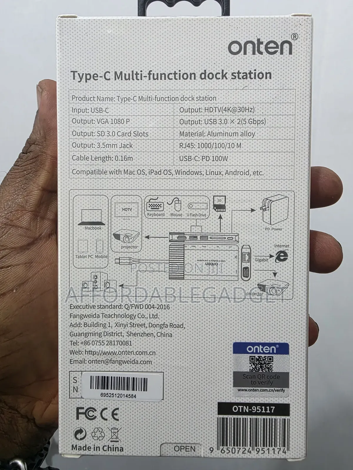 Type-C Multi-Function Dock Station