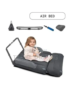 Inflatable Airplane Bed Seat Extender W/ Electric Pump