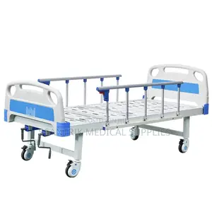 Multi-Functional Crank Manual Hospital Bed for Clinics and Home Care