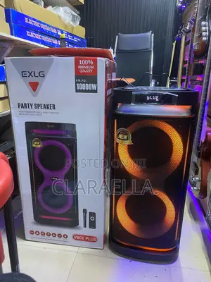 Exlg 10000w Rechargeable Party Box Speaker