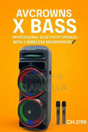 Avcrowns Ch-2198 Is a Rechargeable, Professional Bluetooth Speaker
