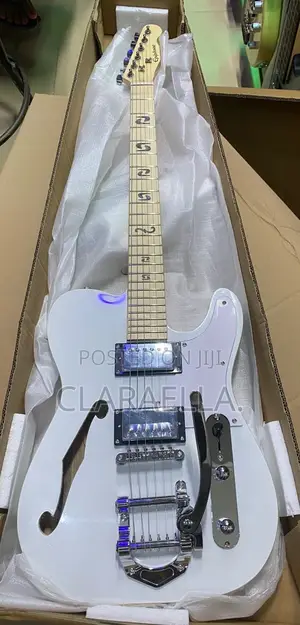 An Epiphone Semi-Hollow Body Electric Guitar