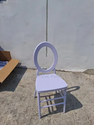 Imported O Back White Chairs Available Now