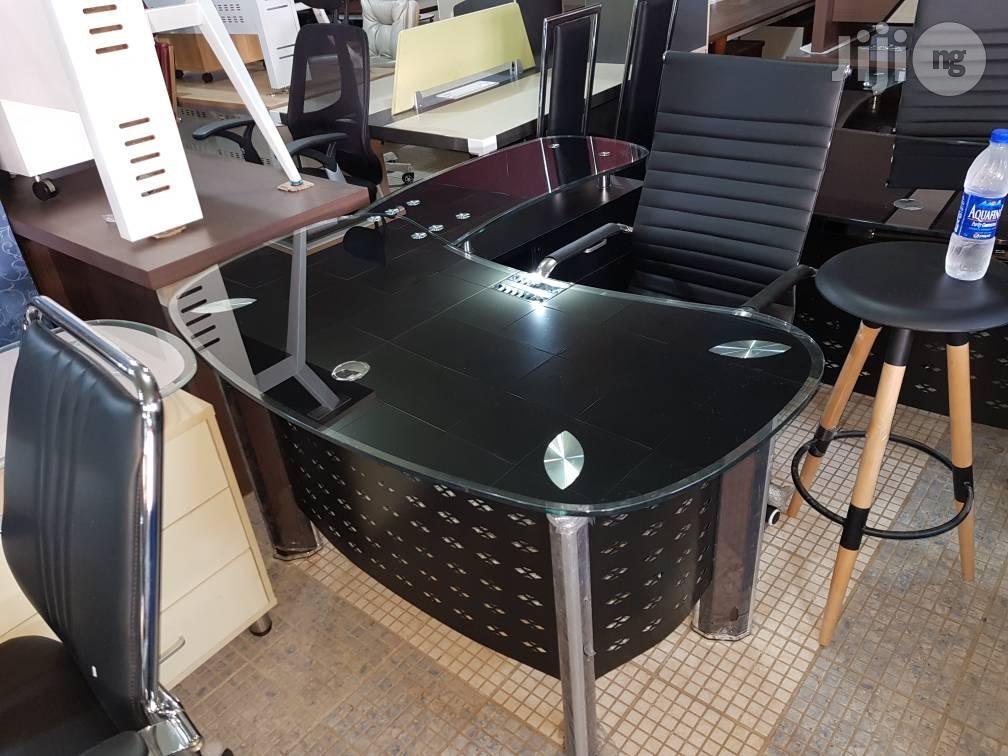 Cuve Glass Office Table