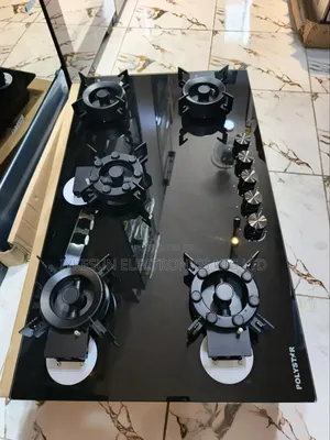 Original Quality Polystar Built-in Premium Luxury Flips Up 5 Burners