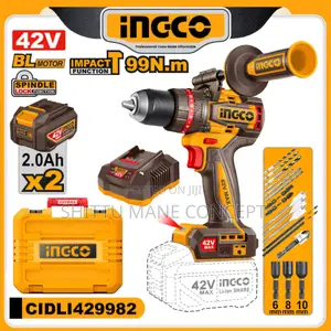 Brushless Impact Cordless Drill 42volt 99n.M