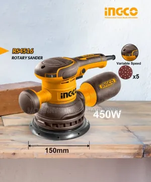 Ingco 450w Rotary Sander (Model Rs4516 Or Rs4501.2).