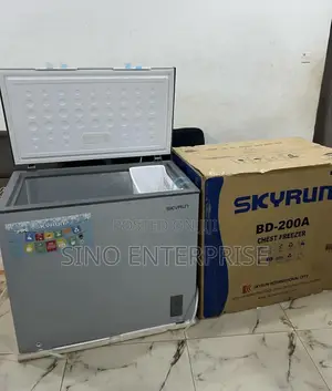 Skyrun 200l Chest Freezer Bd-200a Grey