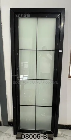 High Quality Full Double Tempered Glass Door Size 750
