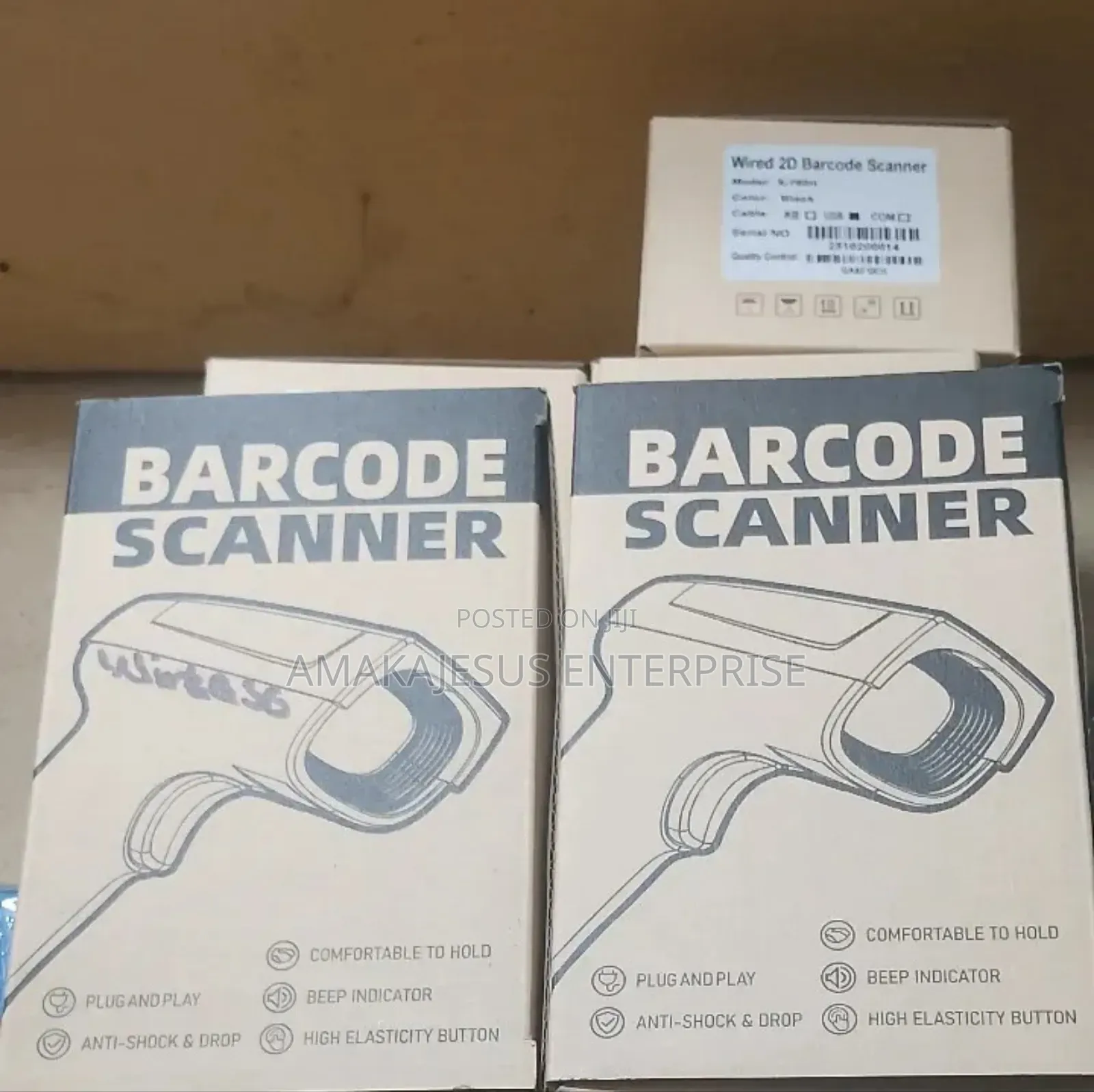 Super Scanner Handheld Bar Code Usb Wireless Barcode Scanner