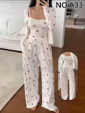 3pcs Classic Women Pyjama