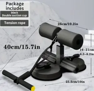 High Quality Adjustable Suction Sit Up Exercise Bar With Elastic Rope