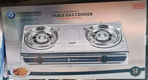 Thermocool 2 Burner Stainless Table Top Gas Cooker/Burner