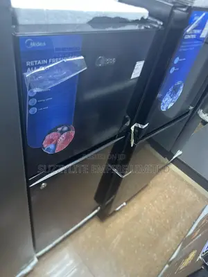 Midea Double Door Refrigerator Mdrat87fcr 128 Liters Energy Saving