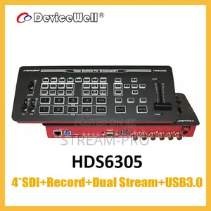 Devicewell Hds6305 Switcher With Rec,Luma Chroma Key Function