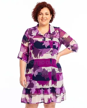 Floral Chiffon Short Dress