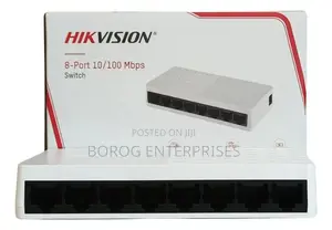 Hikvision 8-port Fast Ethernet Plastic Switch-ds-3e0108d-o