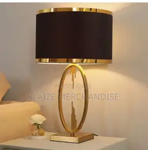 Golden Table Lamp
