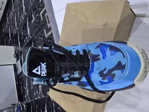 Peak Professional Athletic Shoes - Blue Camo (Excellent Condition)
