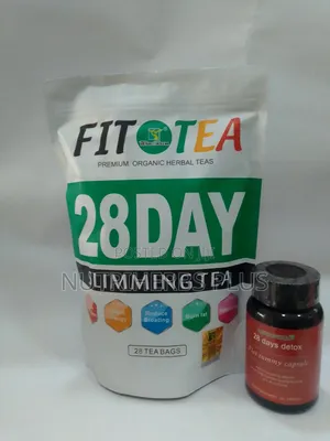 Fit Tea 28 Days Slimming Tea+ Greenherbs 28days Detox Flat Tummy Caps