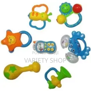 Baby Rattles Safe Secure 7 Pieces Baby Rattles for 3months Plus