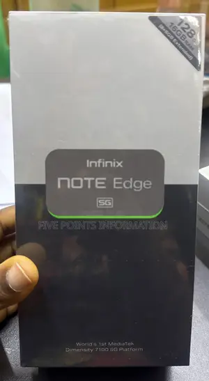 New Infinix Note Edge 128 GB Black