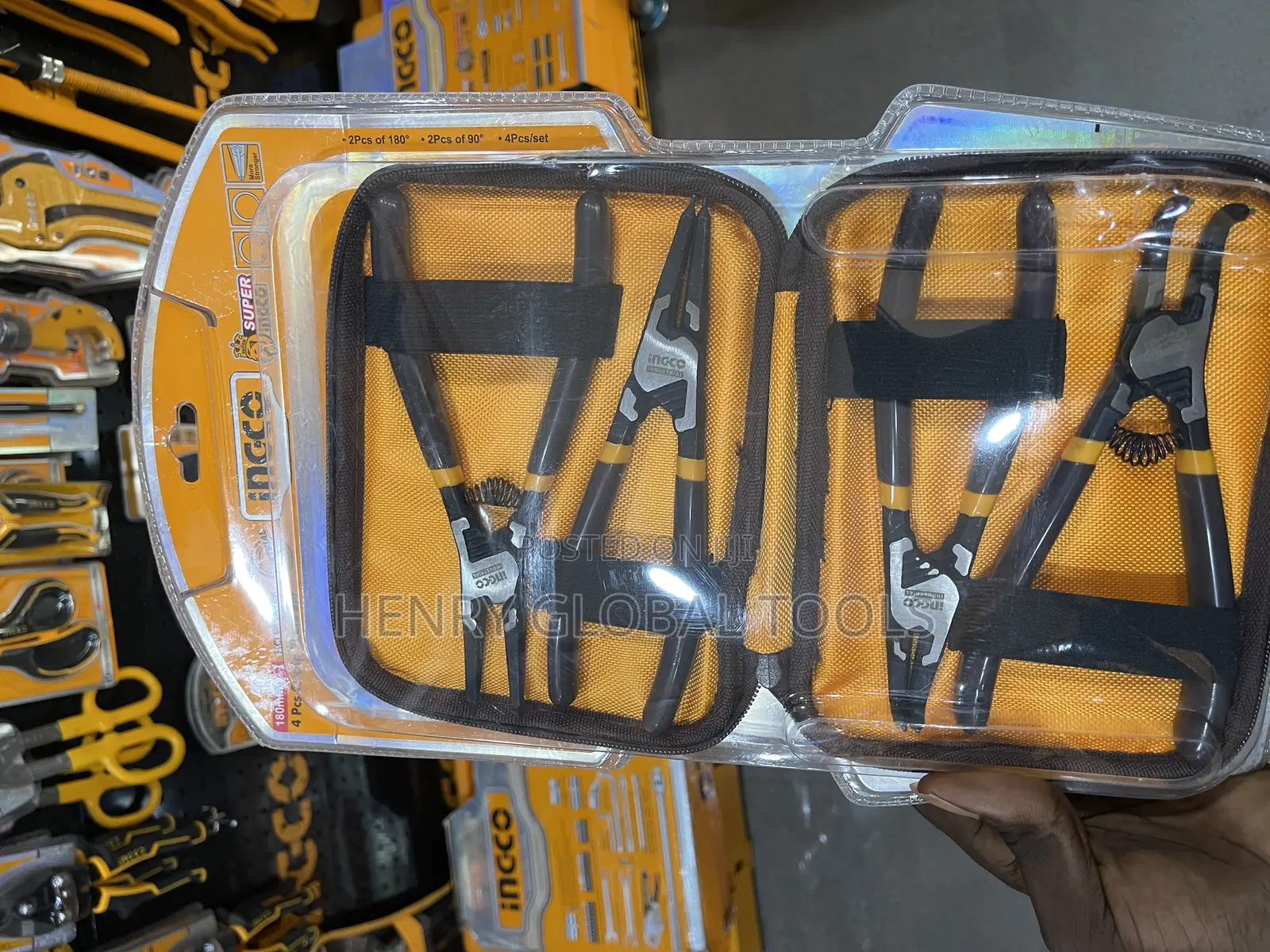 4pcs Ingco Circle Plier Set