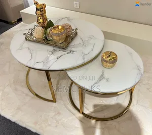 2 in 1 Marble Center Table
