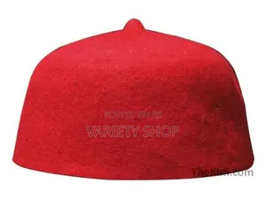 Traditional Igbo Chieftaincy Cap - Red