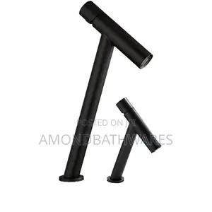 Sleek Knob Basin Faucet Long