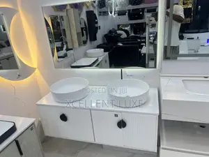 Luxury Double Bowl Cabinet Wash Hand Basin