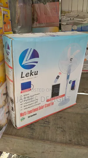 Solar Rechargeable Fan