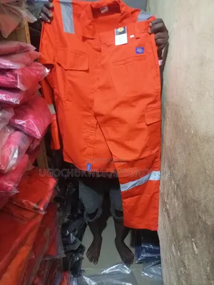 Orange Reflective Coverall