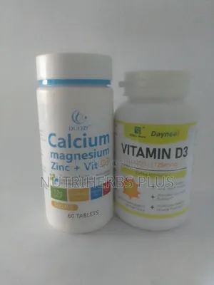 Calcium Magnesium Zinc+ Vitamin D3: For Bone Strength Immune Function