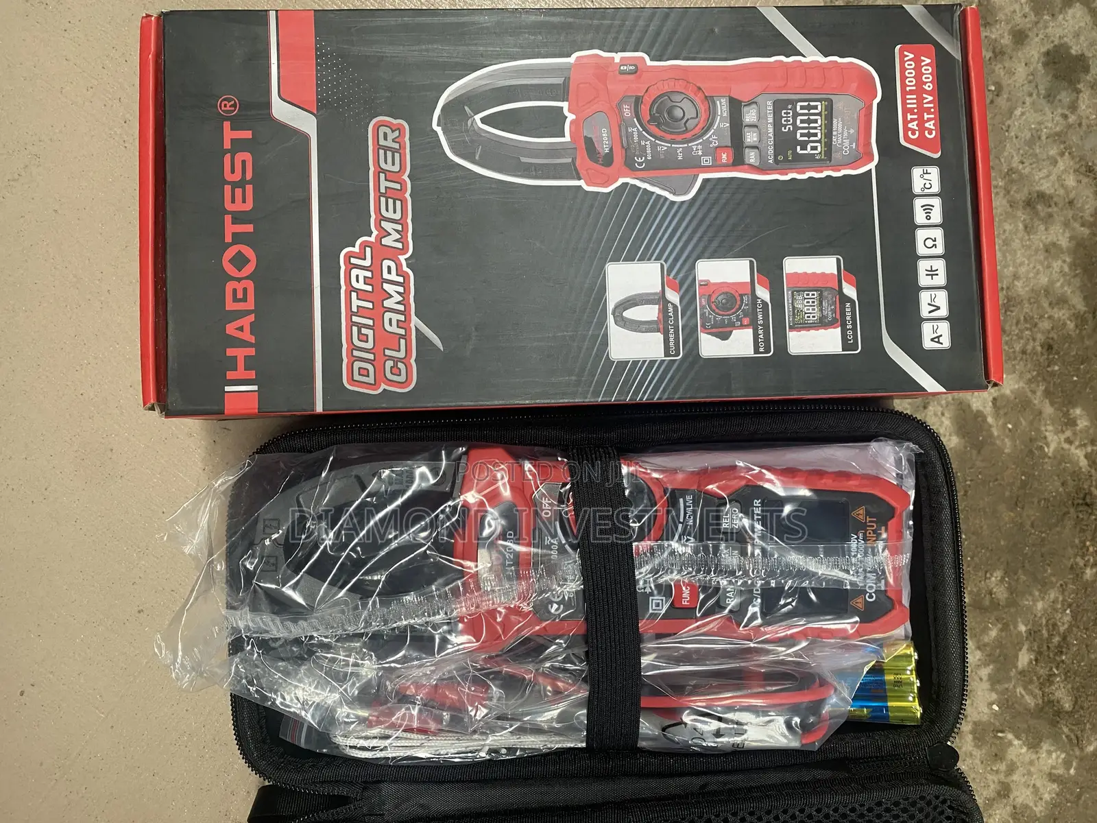 Digital Clamp Meter Ac/Dc